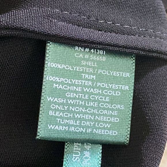 Lauren Ralph Lauren Black & White Sleeveless Top - Picture 8 of 12